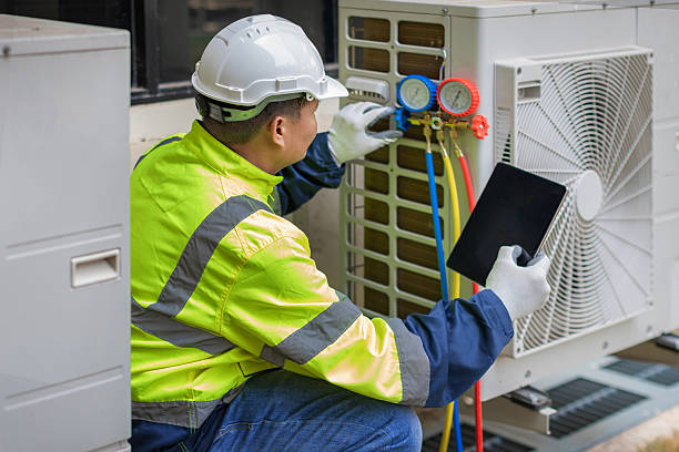 Professional Hvac Installation technician working in Wellington, TX
